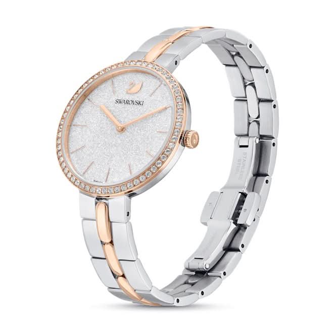 Cosmopolitan Metal White Rose Gold-tone Finish Watch 5644081