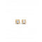 Cosmos 18k Gold - Plated White Zirconia Stud Earrings PEN0951BLNOROUNOde50PEN0951BLNORO
