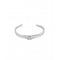 Cosmos Silver Plated Rigid Central White Zirconia Bangle PUL2431BLNMTLUNOde50PUL2431BLNMTL