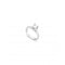 Cosmos Sterling Silver Plated White Zirconia RingUNOde50ANI0804BLNMTL12