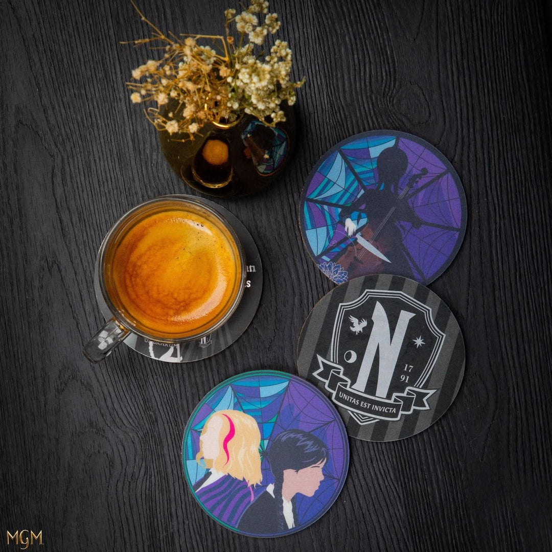 Wednesday Set Of 4 Wednesday Coaster CR4170