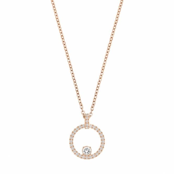 Creativity Circle Rose White Rose Gold - tone Pendant 5202446Swarovski5202446