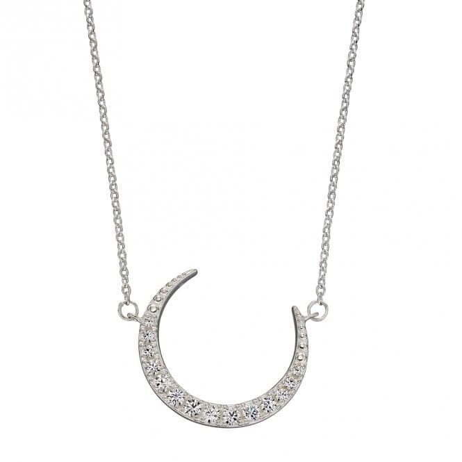 Crescent Moon Necklace with Zirconia N4424CBeginningsN4424C