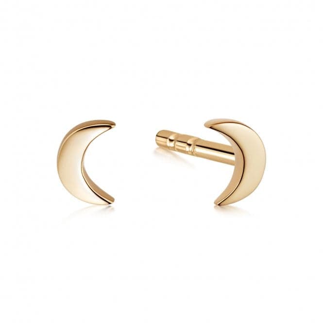 Crescent Moon Stud 18ct Gold Plated Earrings ST09_GPDaisyST09_GP