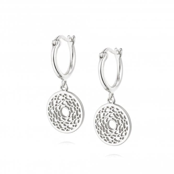 Crown Chakra Drop Silver Earrings ECHK1007DaisyECHK1007