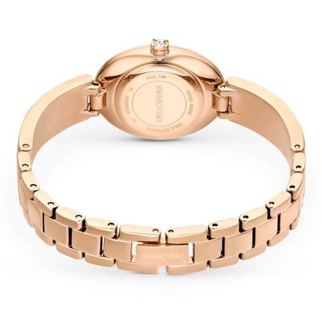 Crystal Rock Swiss Made Blue Rose Gold - tone finish Crystal Rock Oval Watch 5656822Swarovski5656822