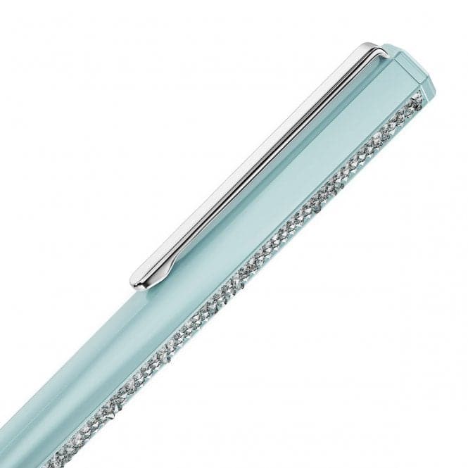 Crystal Shimmer Blue lacquered Chrome Plated Ballpoint Pen 5678190Swarovski5678190