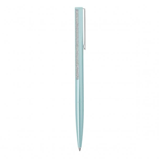 Crystal Shimmer Blue lacquered Chrome Plated Ballpoint Pen 5678190Swarovski5678190