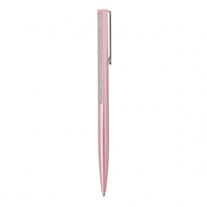 Crystal Shimmer Pink lacquered Rose Gold - tone Plated Ballpoint Pen 5678188Swarovski5678188