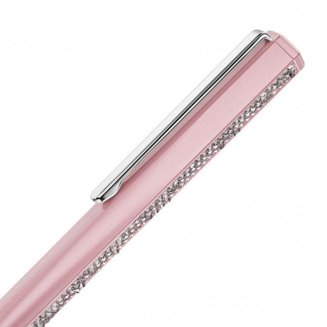 Crystal Shimmer Pink lacquered Rose Gold - tone Plated Ballpoint Pen 5678188Swarovski5678188