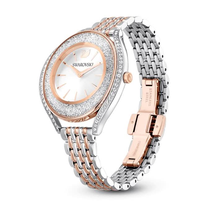 Crystalline Aura Metal White Rose Gold - tone Finish Watch 5644075Swarovski5644075