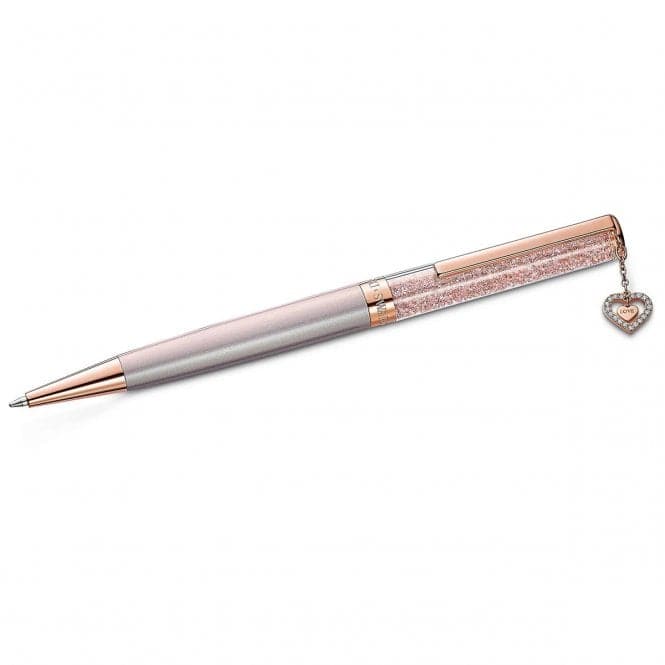 Crystalline ballpoint Heart pen Pink, Rose Gold - tone plated 5527536Swarovski5527536