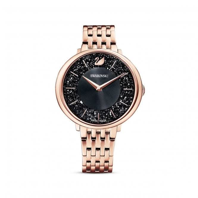 Crystalline Chic Metal Black Rose Gold - tone Watch 5544587Swarovski5544587