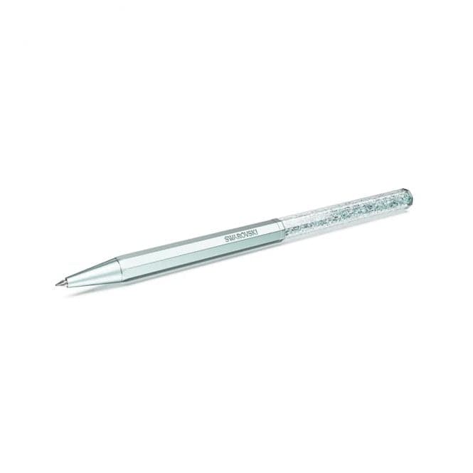 Crystalline Octagon Shape Light Blue Lacquered Ballpoint Pen 5669935Swarovski5669935