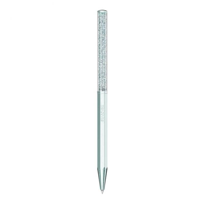 Crystalline Octagon Shape Light Blue Lacquered Ballpoint Pen 5669935Swarovski5669935