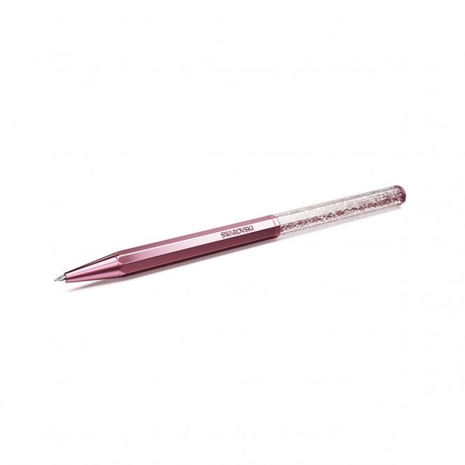 Crystalline Octagon Shape Pink Lacquered Ballpoint Pen 5669937Swarovski5669937