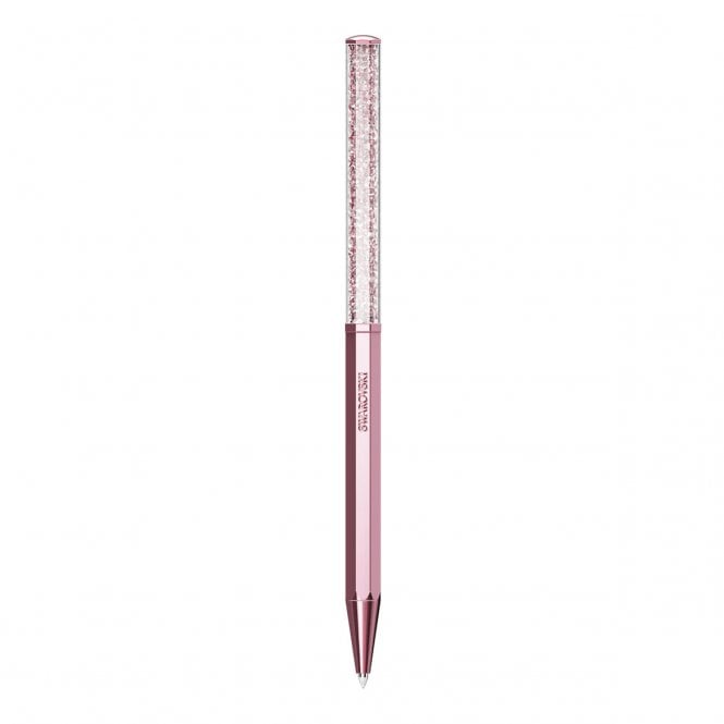 Crystalline Octagon Shape Pink Lacquered Ballpoint Pen 5669937Swarovski5669937