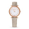 Crystalline Swiss Made Leather Gold - tone Plated Wonder Watch 5656899Swarovski5656899