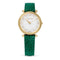 Crystalline Wonder Swiss Made Leather strap Green Gold - tone Finish Watch 5656893Swarovski5656893