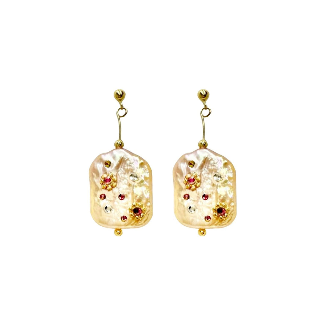 Stars Baroque Pearl Drop earrings