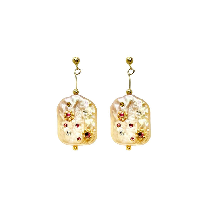 Stars Baroque Pearl Drop earrings