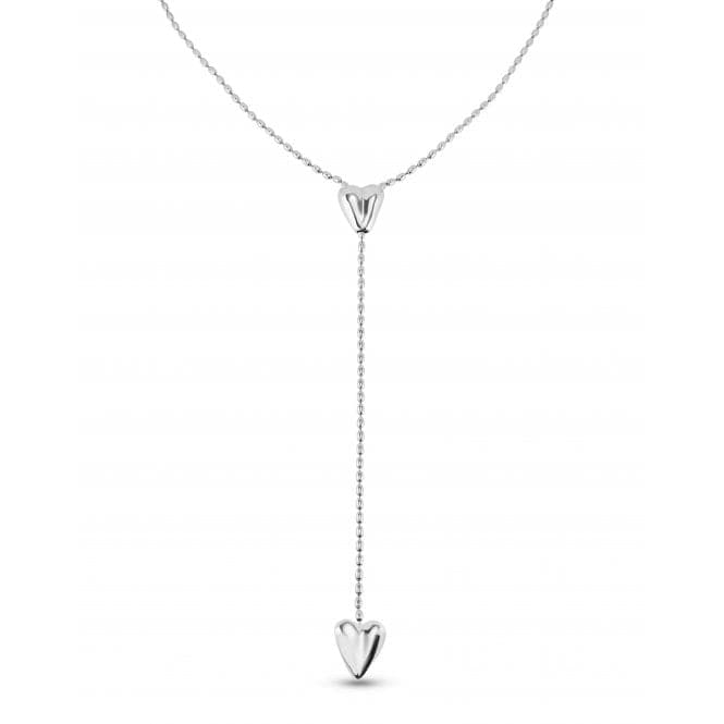 Cupido Silver Plated Chain Hearts Necklace COL1884MTL000UNOde50COL1884MTL000
