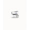 Curly Silver Metal RingUNOde50ANI0316MTL0000M