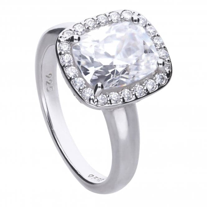 Cushion Cut Cubic Zirconia Cocktail Ring Halo Surround Ring R3746DiamonfireR3746 16