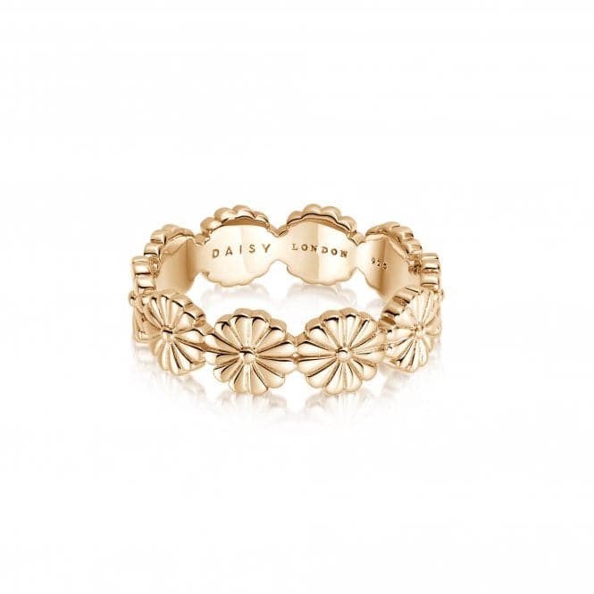 Daisy Crown Band 18ct Gold Plated Ring DR02_GPDaisyDR02_GP_L