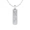 Damascus Stainless Steel Narrow Bar Pendant P5383Fred BennettP5383