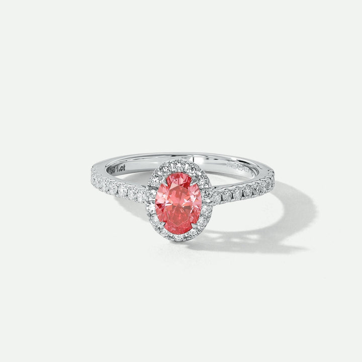 Darcy | 18ct White Gold 1ct tw Lab Grown Pink Diamond RingCreated BrillianceBA0073015 - N