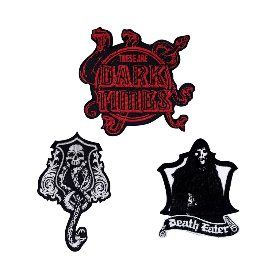 Harry Potter Set Of 3 Crest/patch - Deluxe Dark Art CR2207