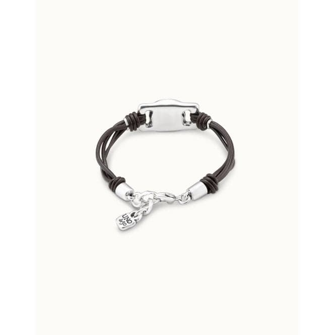 Darling White Leather Pearl Shell BraceletUNOde50PUL2276BPLMTL0U