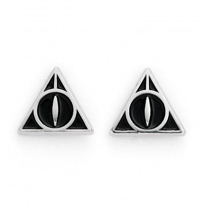 Deathly Hallows Black Stud EarringsHarry PotterWES0054