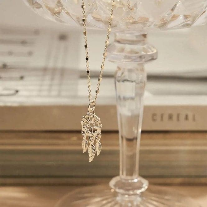 Delicate Cube Dream Catcher Necklace SNDC3290ChloBoSNDC3290