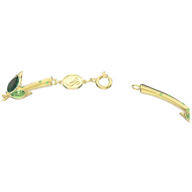 Dellium Bamboo Green Gold - tone Plated Necklace 5645367Swarovski5645367