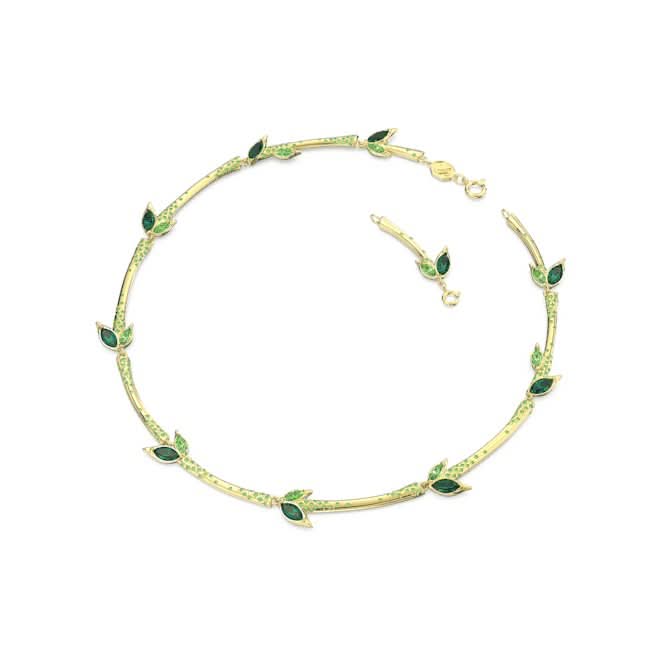 Dellium Bamboo Green Gold - tone Plated Necklace 5645367Swarovski5645367