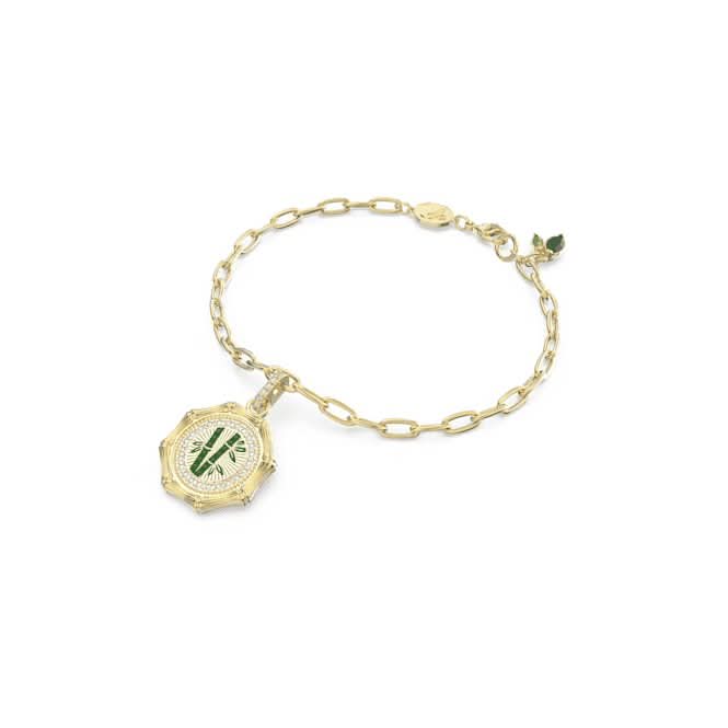 Dellium Charm Bamboo Green Gold - tone Plated Bracelet 5645386Swarovski5645386