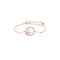 Dellium Circle Bamboo White Rose Gold - tone Plated Bracelet 5645376Swarovski5645376