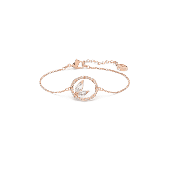 Dellium Circle Bamboo White Rose Gold - tone Plated Bracelet 5645376Swarovski5645376