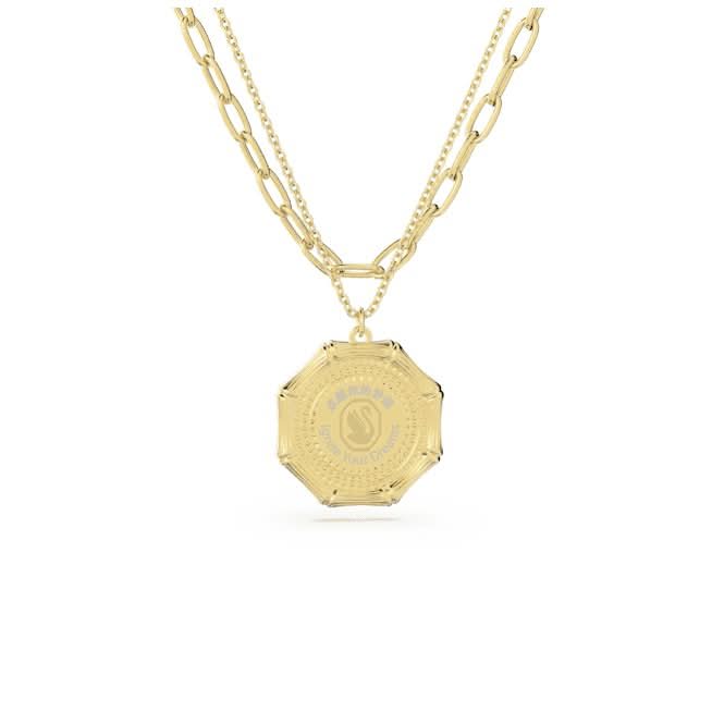 Dellium Gold - Tone Plated Green Necklace 5645388Swarovski5645388