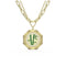 Dellium Gold - Tone Plated Green Necklace 5645388Swarovski5645388