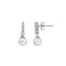 Dew 6mm Shell Pearl Triple Zirconia Stud Drops 55015SHCDew55015SHC