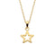 Dew Gold Plate Chunky Open Star Pendant 98010GDDew98010GD