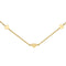 Dew Gold Plate Heart Station 18" Necklace 97701GDDew97701GD