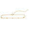 Dew Gold Plate Heart Station 8" Bracelet 77701GDDew77701GD