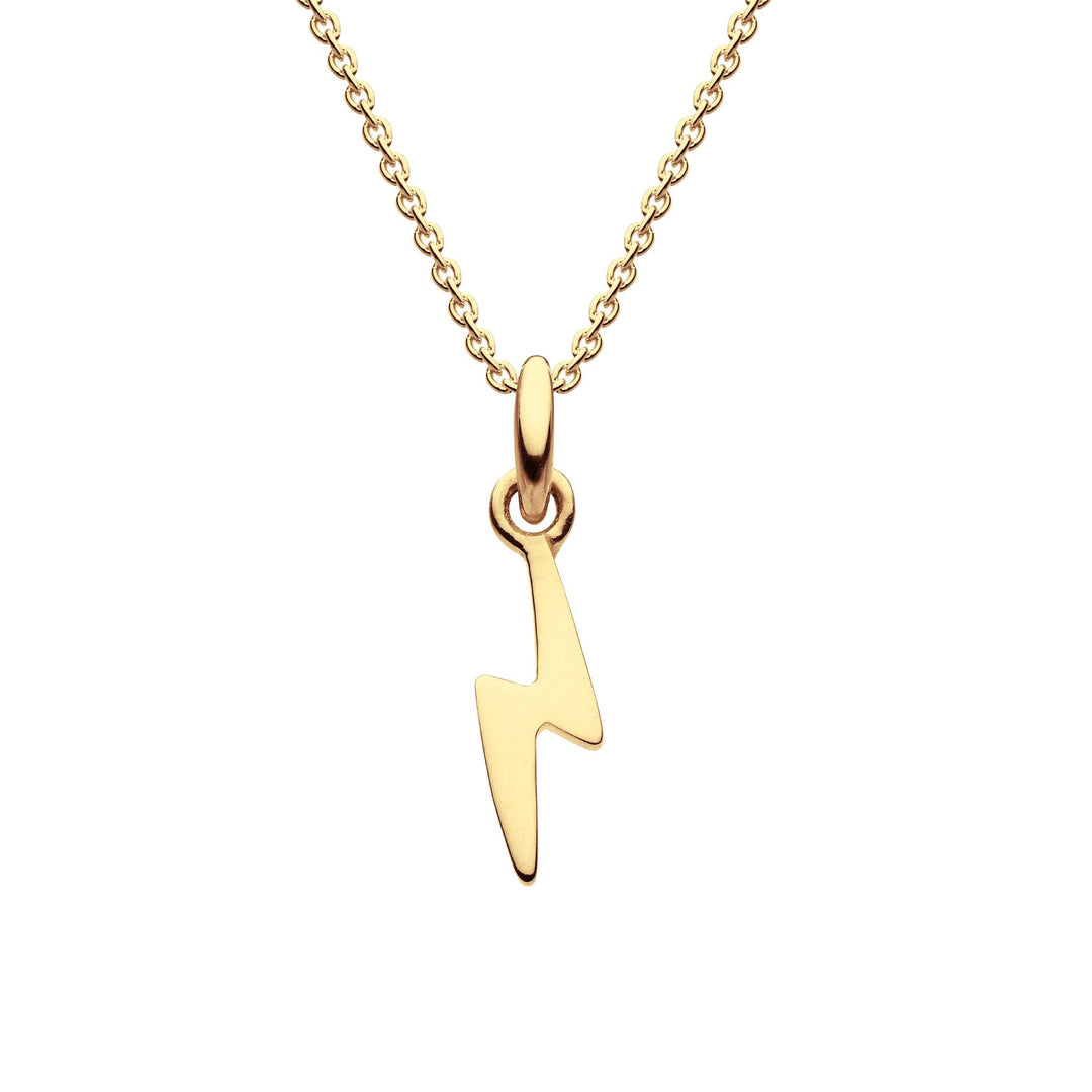 Dew Gold Plate Lightning Bolt Pendant 9845GDDew9845GD