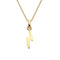 Dew Gold Plate Lightning Bolt Pendant 9845GDDew9845GD