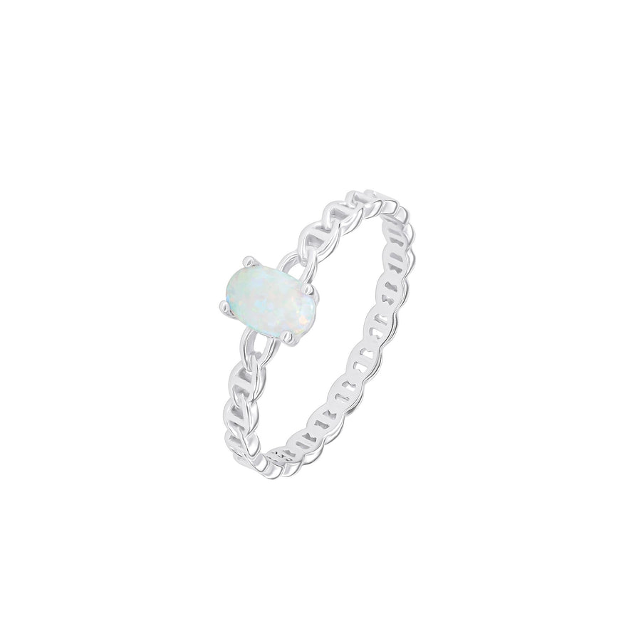 Dew Opal Open Link Ring 1601SODew1601SOM