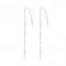 Dew Silver Extensive Chain with Cubic Zirconia Drop Earrings 58287CZ027Dew58287CZ027